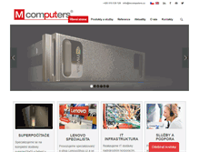 Tablet Screenshot of mcomputers.cz